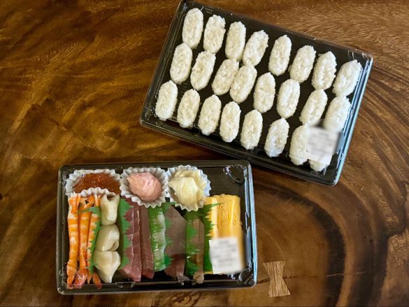魚べい「おうちでにぎり寿司セット」(税込1570円)